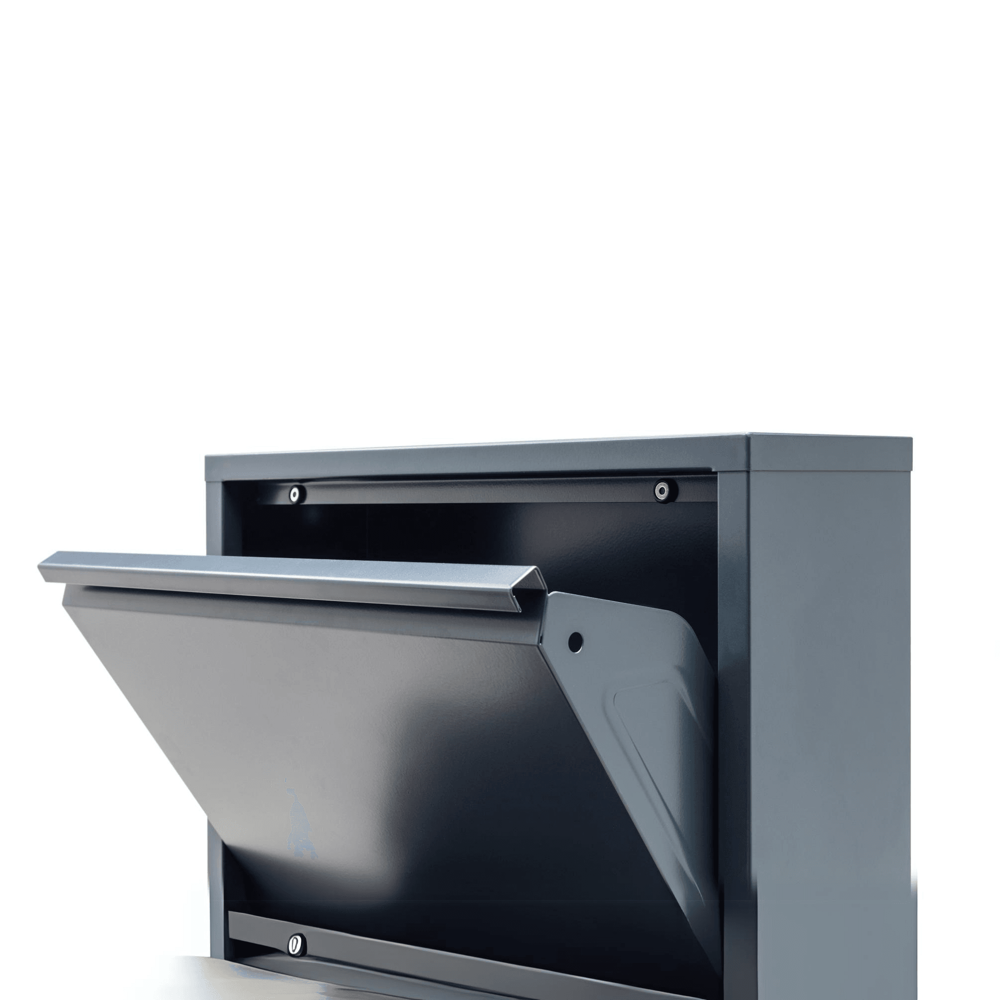 Gowoll Schuhschrank (2 Klappen Anthrazit)