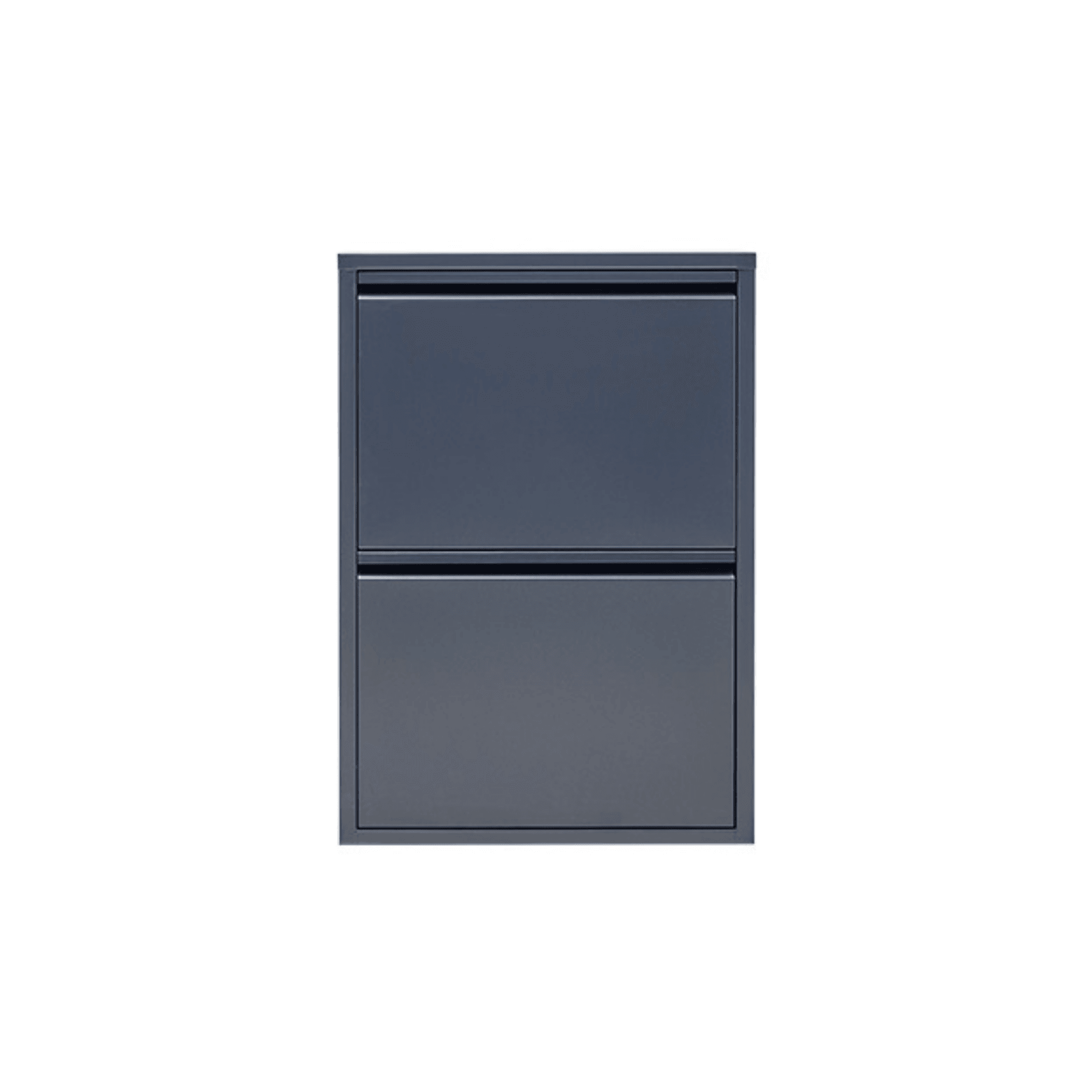 Gowoll Schuhschrank (2 Klappen Anthrazit)