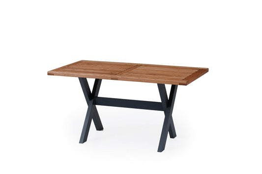 Sitzgruppe Garten 7 Personen Aluminium Set für Balkon und Outdoor