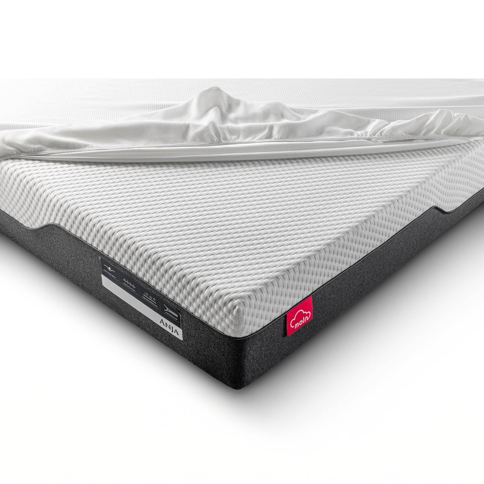 Moln Wasserdichter Matratzenschoner mit Rundumgummi – Atmungsaktiv & Waschbar