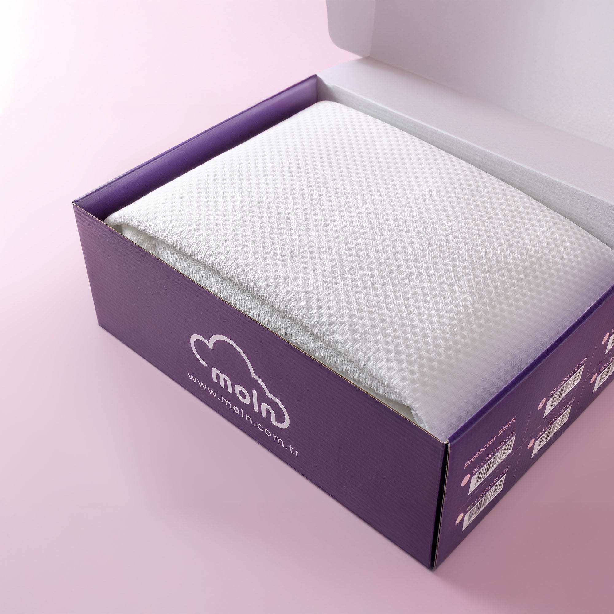 Moln Wasserdichter Matratzenschoner mit Rundumgummi – Atmungsaktiv & Waschbar