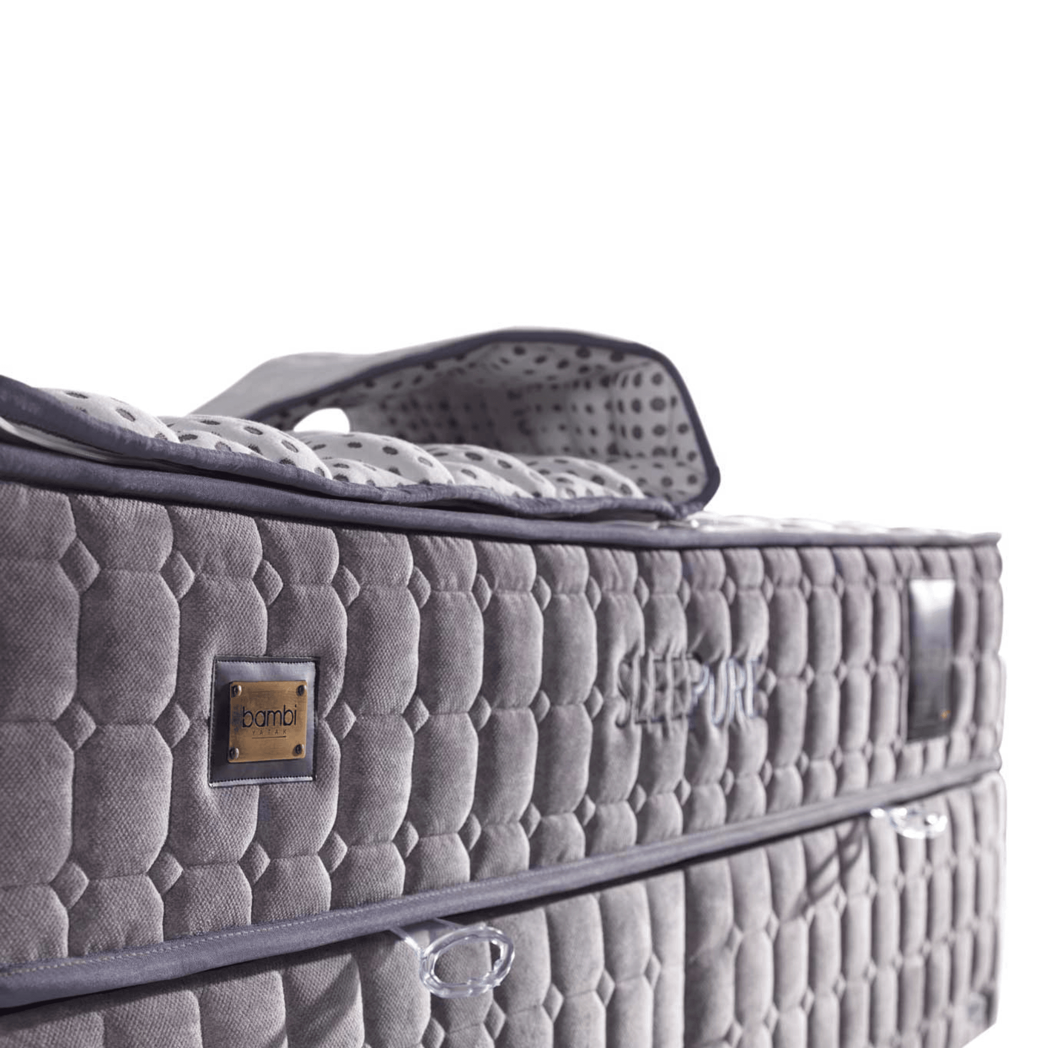 Bambi Sleeppure 8 Schichten Höhe 31 cm Matratze 90x200 - 180x200 Reißverschluss