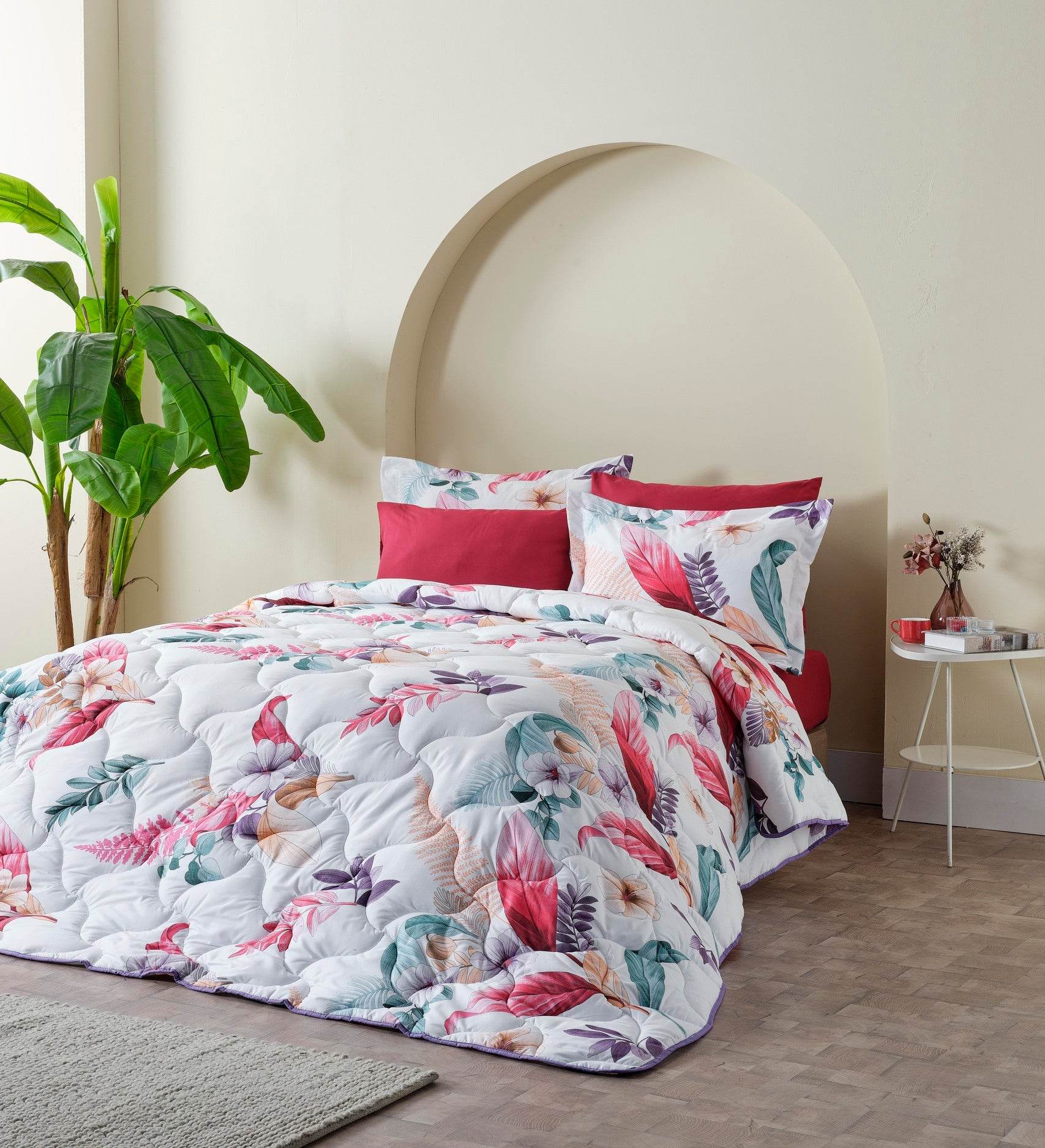 Moln Microfaser Ganzjahresdecke Antistress Steppdecke | 155x215 & 195x215 cm, Allergikerfreundlich, 7 Designs