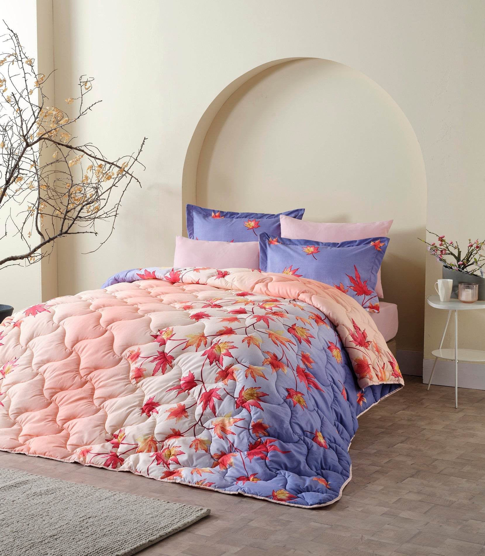 Moln Microfaser Ganzjahresdecke Antistress Steppdecke | 155x215 & 195x215 cm, Allergikerfreundlich, 7 Designs