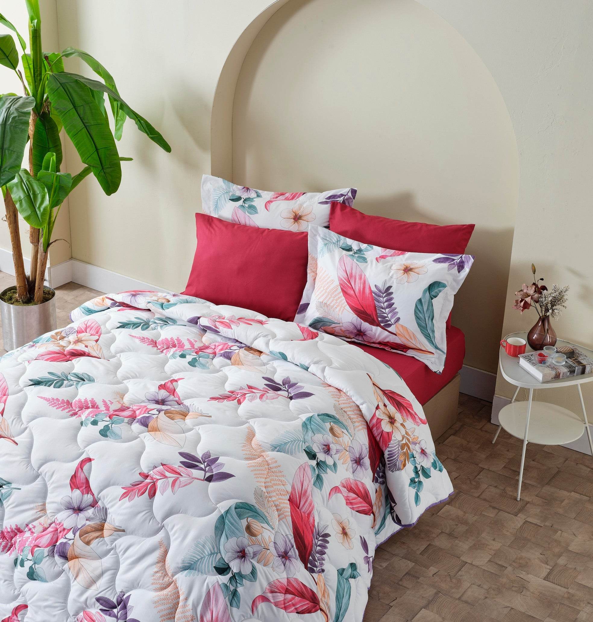 Moln Microfaser Ganzjahresdecke Antistress Steppdecke | 155x215 & 195x215 cm, Allergikerfreundlich, 7 Designs