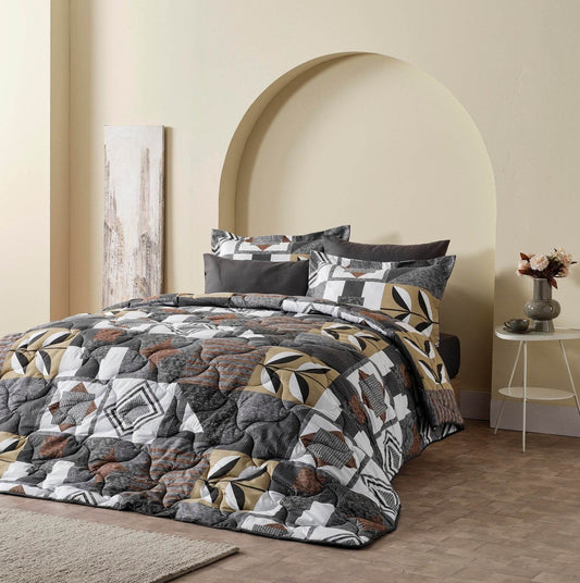 Moln Microfaser Ganzjahresdecke Antistress Steppdecke | 155x215 & 195x215 cm, Allergikerfreundlich, 7 Designs