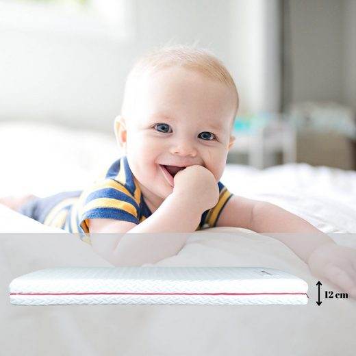 Mottokids 2-in-1 Baby Matratze & Spielmatte | Waschbar & OEKO-TEX® Zertifiziert | Faltbare Krabbelmatte für Jungen, Mädchen & Unisex