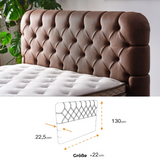 Bambi Comfizone Boxspringbett 180x200 cm mit Matratze & Stauraum – Verstellbarer Härtegrad & Komfortsystem