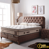 Bambi Comfizone Boxspringbett 180x200 cm mit Matratze & Stauraum – Verstellbarer Härtegrad & Komfortsystem