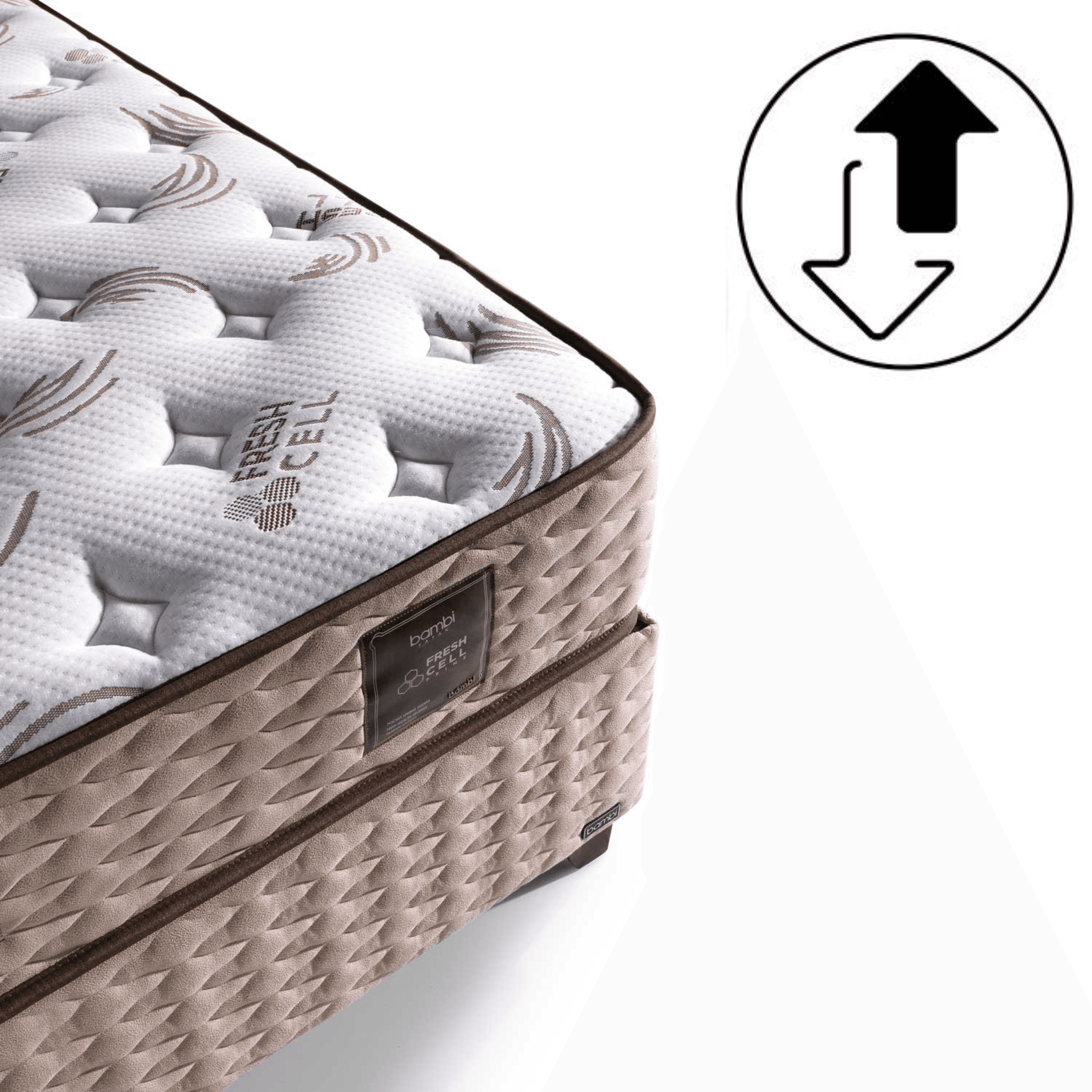 Bambi Freshcell 7 Schichten Höhe 30 cm Matratze 90x200 - 180x200 Doppelseitige