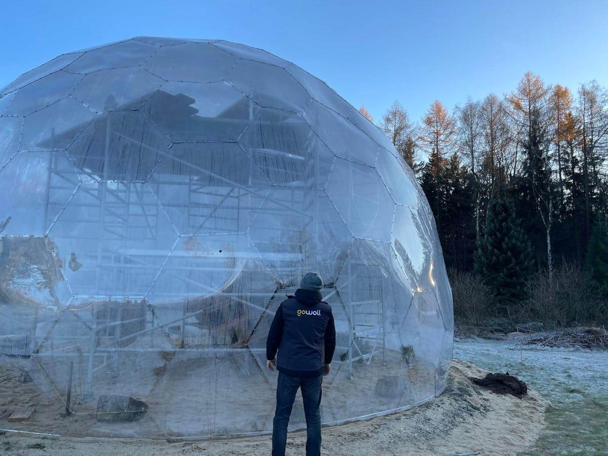 Gowoll Dome 4m | Outdoor Kuppel mit Montage & UV-Schutz
