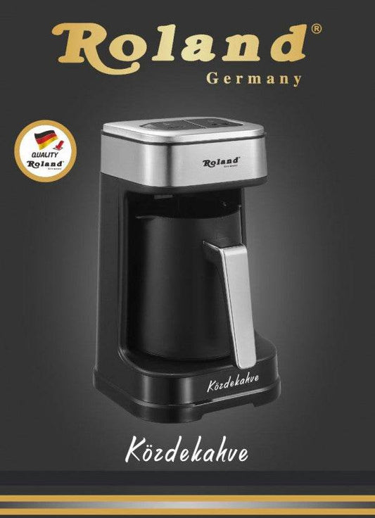 Roland Kaffeebereiter |Türkische Kaffeemaschine | 4 Mokka-Tassen