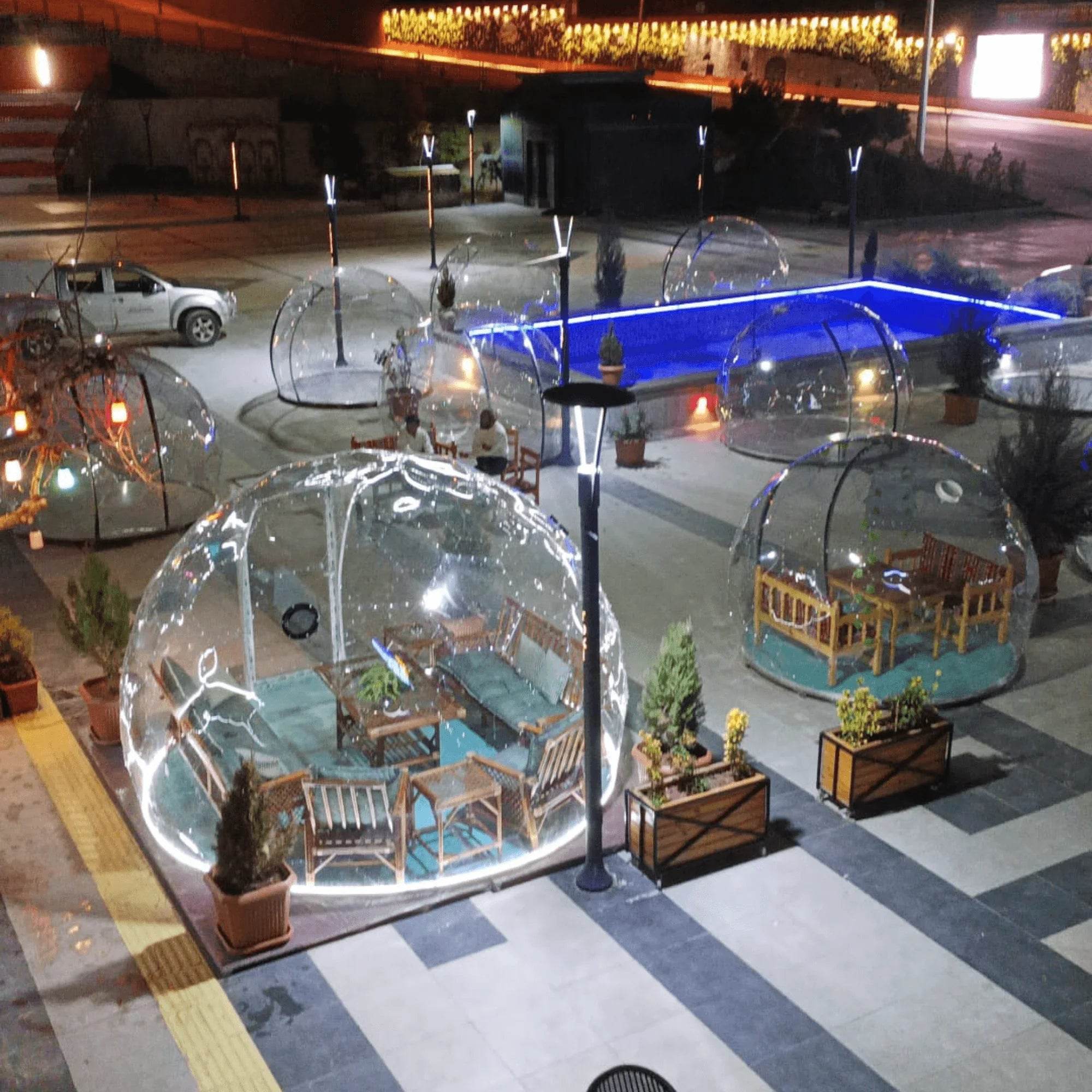 Gowoll Dome 4m | Outdoor Kuppel mit Montage & UV-Schutz