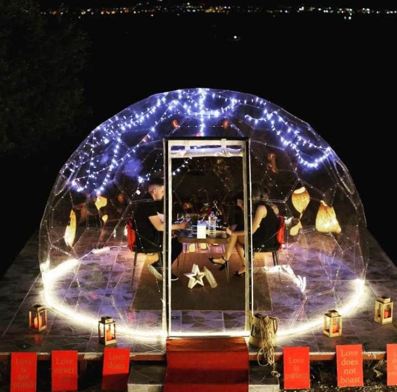 Gowoll Dome 4m | Outdoor Kuppel mit Montage & UV-Schutz