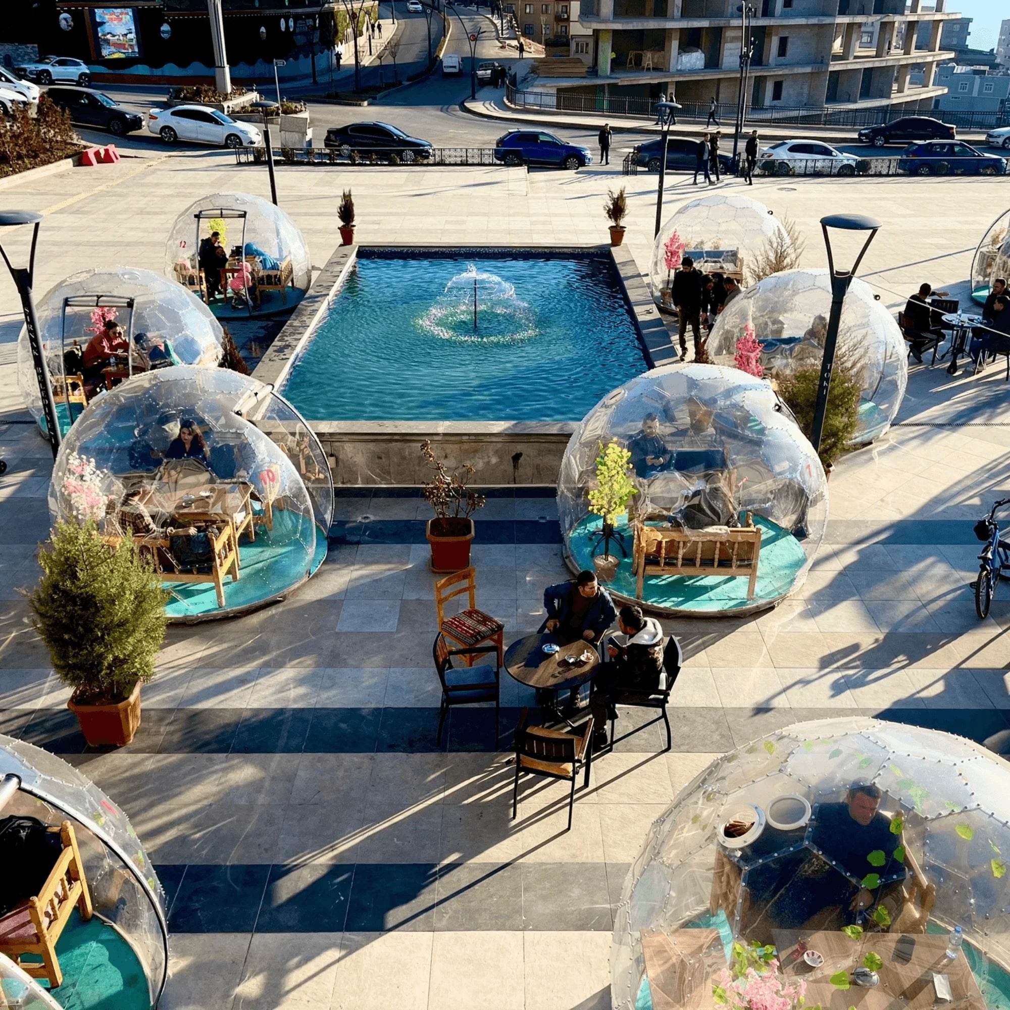 Gowoll Dome 4m | Outdoor Kuppel mit Montage & UV-Schutz