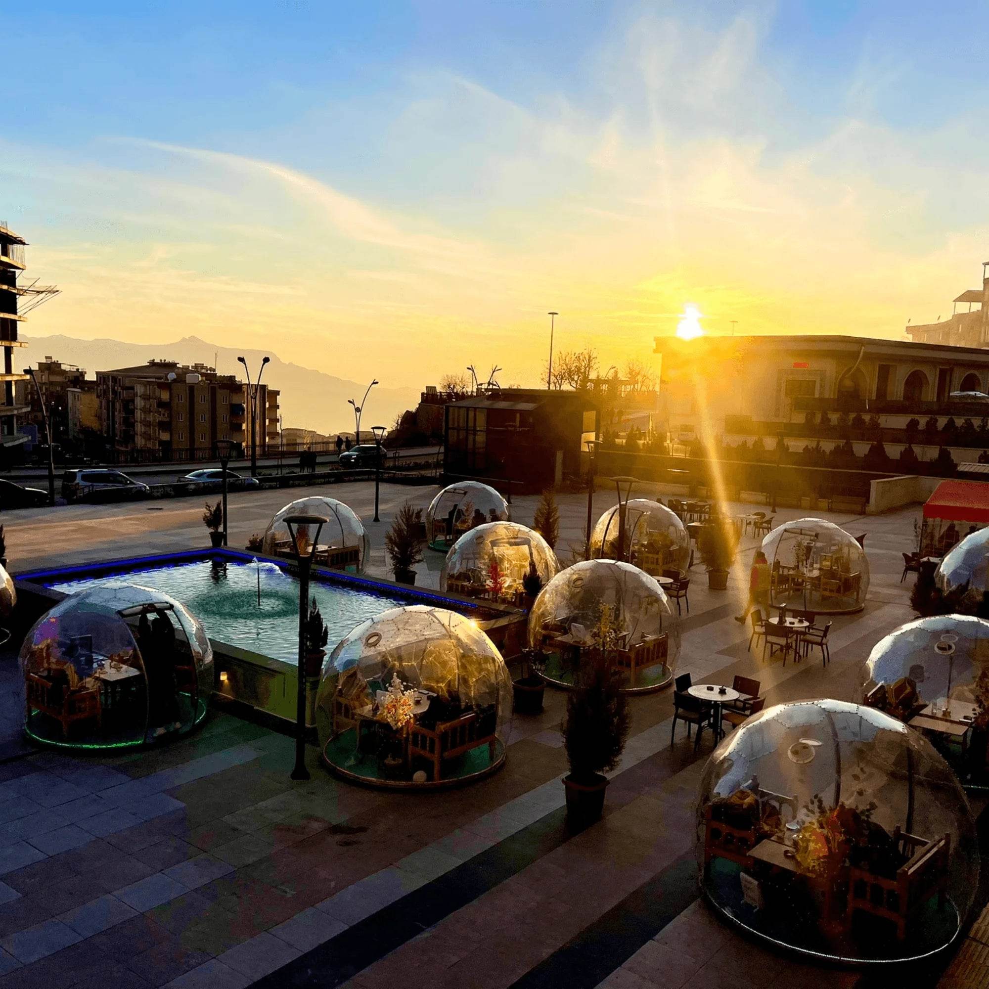 Gowoll Dome 4m | Outdoor Kuppel mit Montage & UV-Schutz