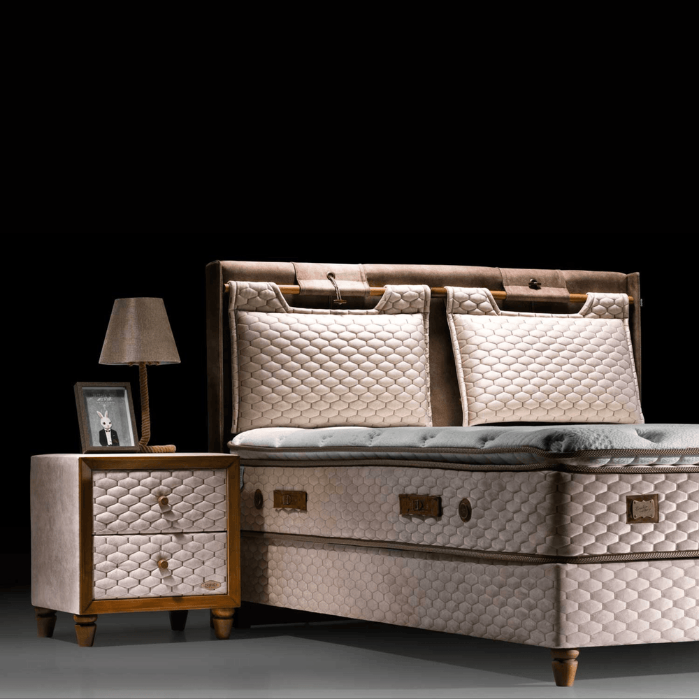 Bambi Magnasand Boxspringbett Set | H3, Taschenfederkern