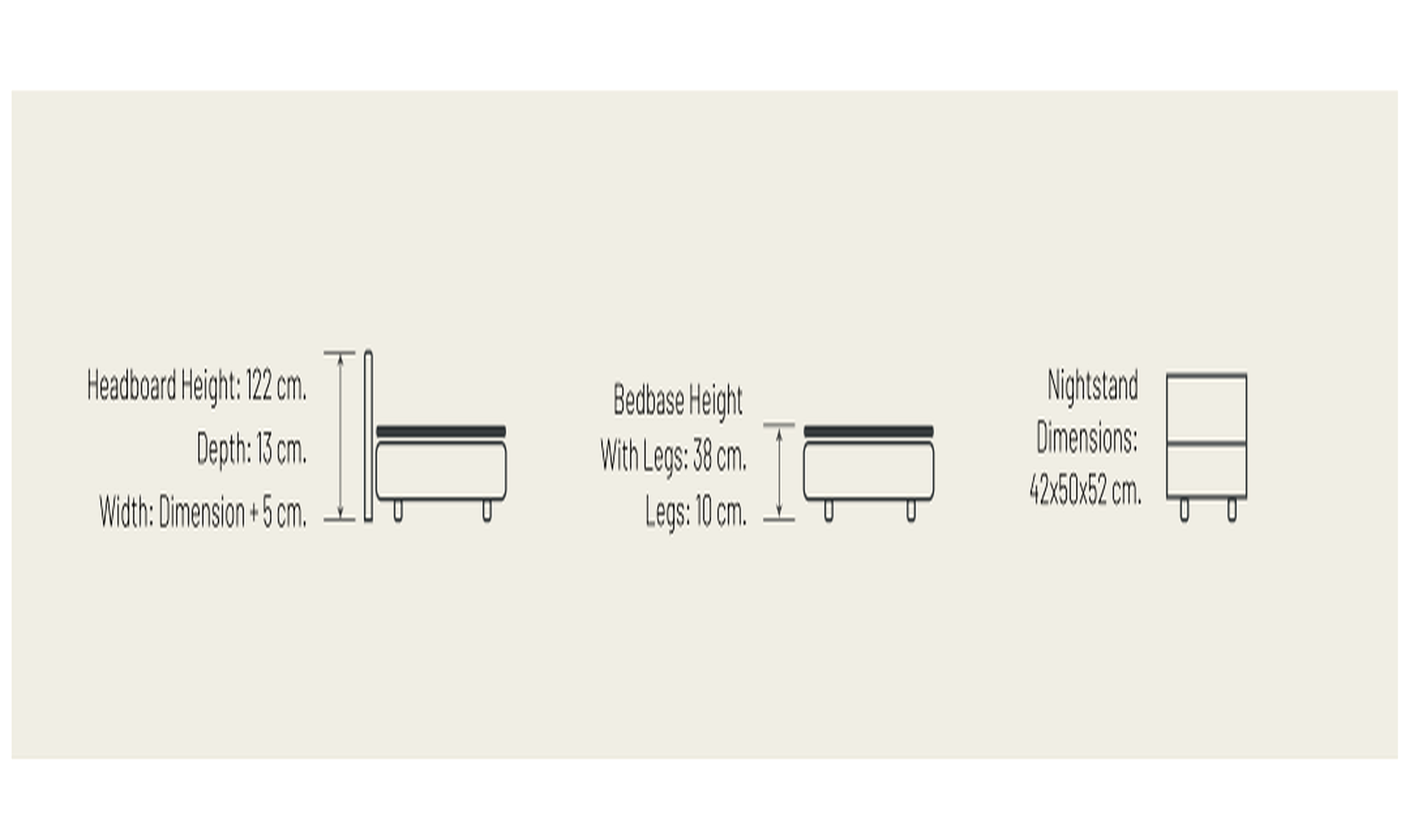 BSS LEOBEDD Boxspringbett Set | Matratze H3 | Box und Kopfteil