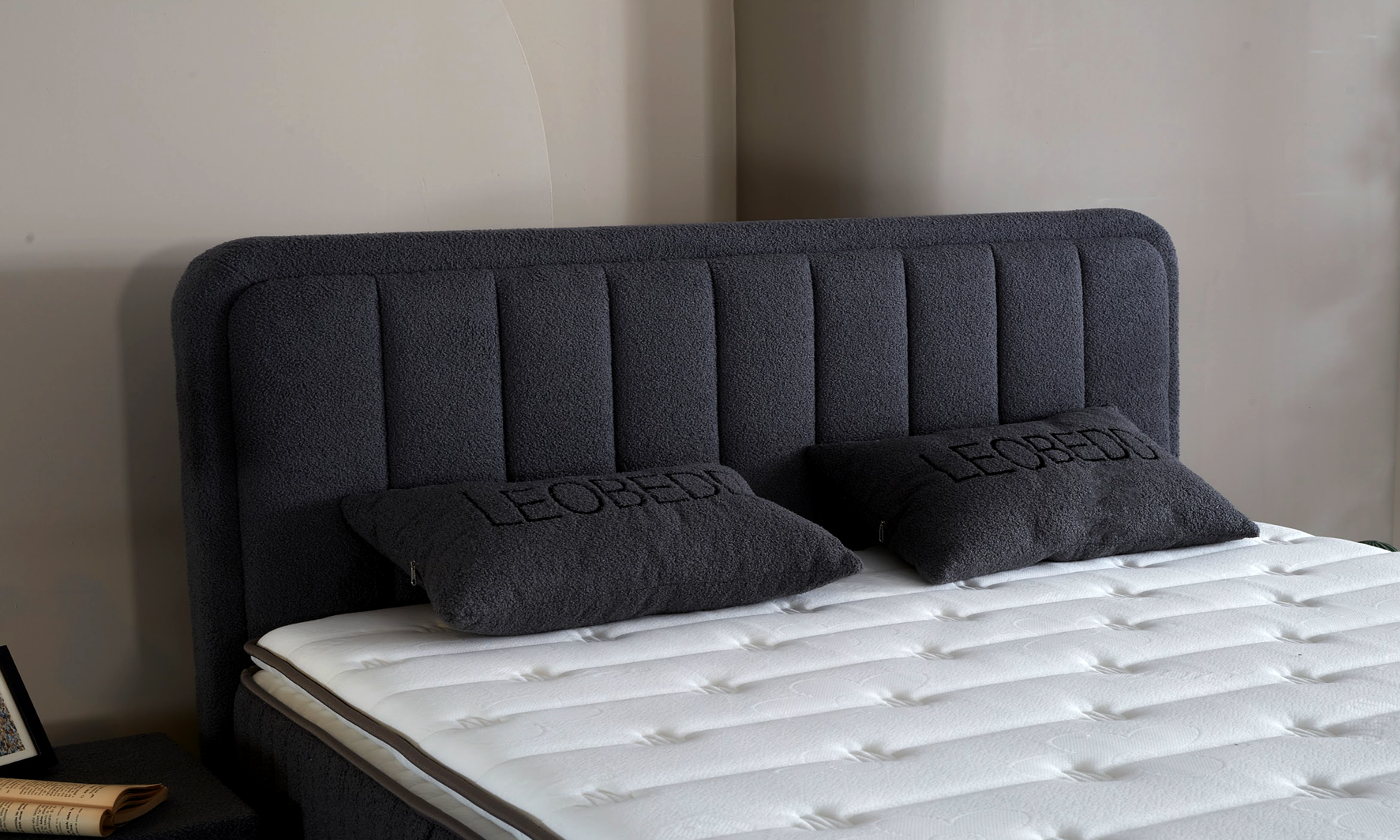 BSS LEOBEDD Boxspringbett Set | Matratze H3 | Box und Kopfteil