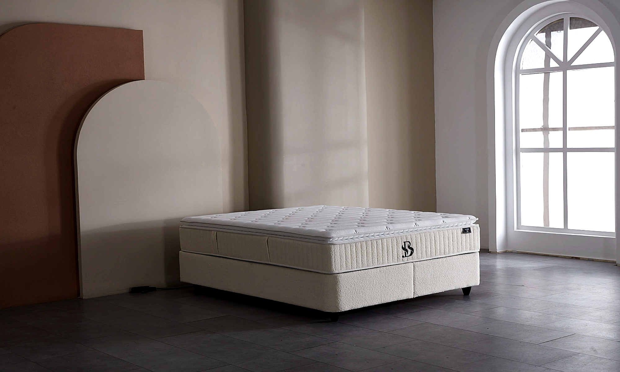 BSS SIABEDD Boxspringbett Set | Matratze H3 | Box und Kopfteil
