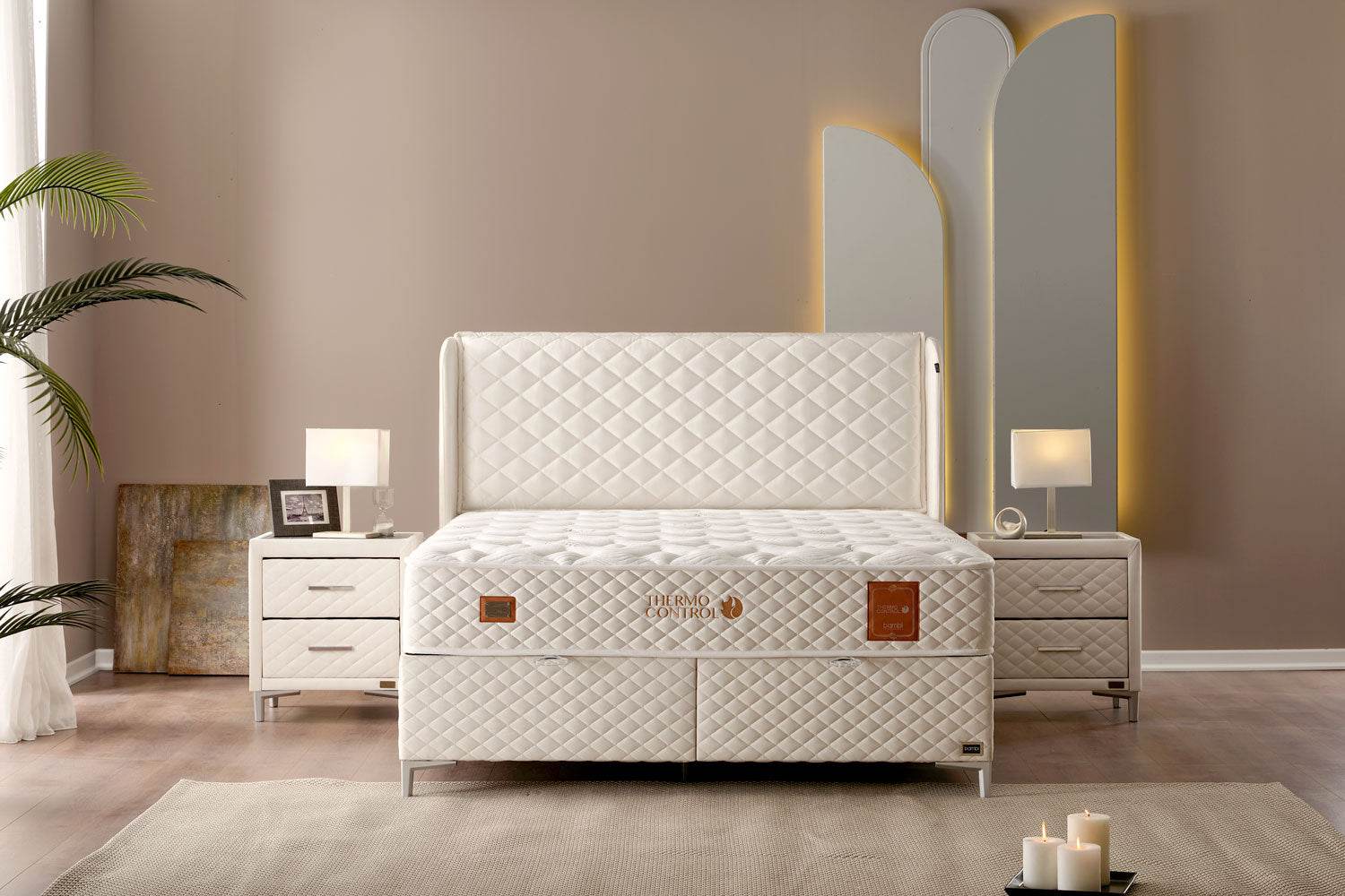 Bambi Taschenfederkernmatratze 7-Zonen | 29 cm Höhe | H3 Härtegrad | Thermo Control & Klimaregulierend | Orthopädische Matratze 160x200 / 180x200