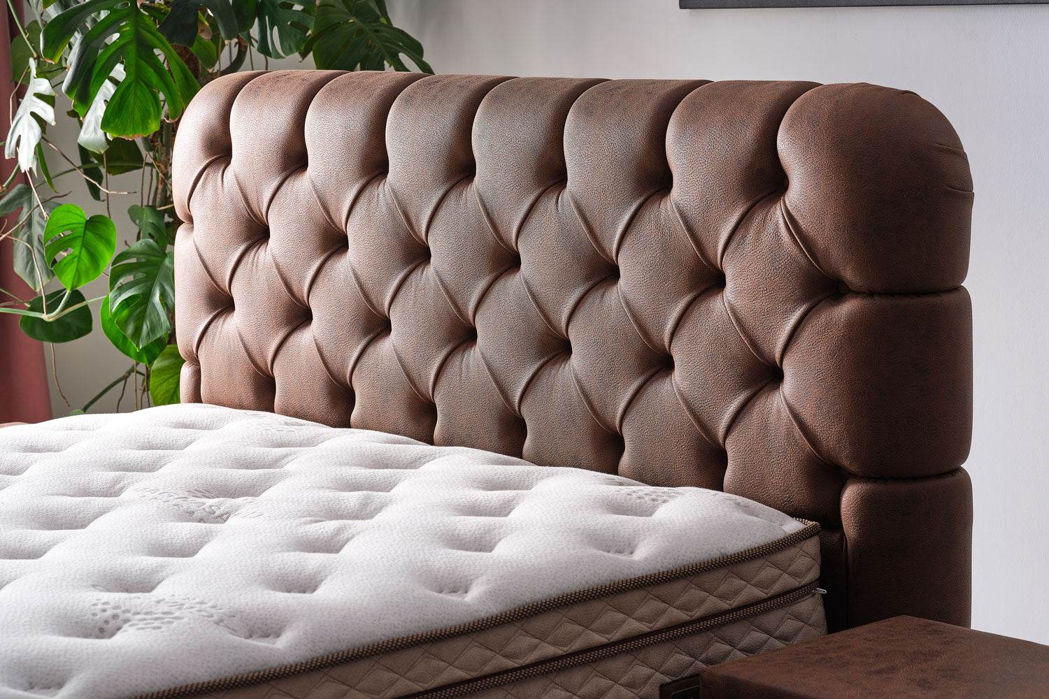 Bambi Comfizone Boxspringbett 180x200 cm mit Matratze & Stauraum – Verstellbarer Härtegrad & Komfortsystem