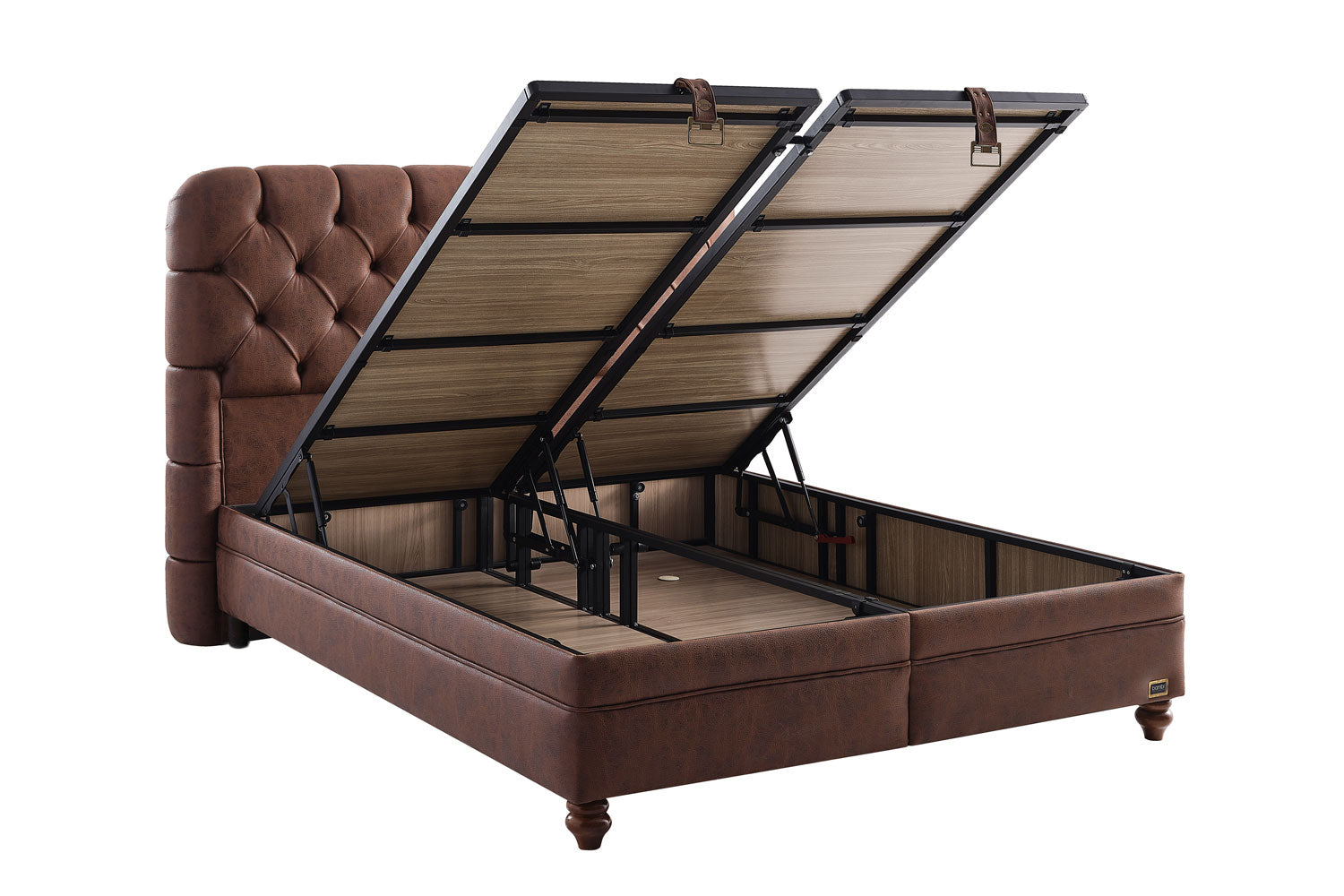 Bambi Comfizone Boxspringbett 180x200 cm mit Matratze & Stauraum – Verstellbarer Härtegrad & Komfortsystem