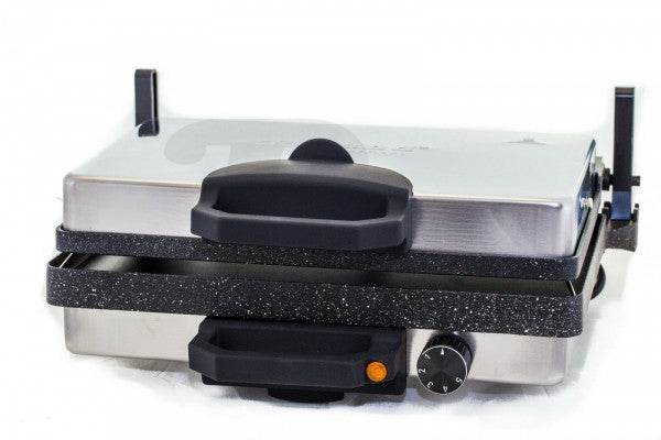 Roland Kontaktgrill mit Granit-Beschichtung – Elektrogrill für fettfreies Grillen