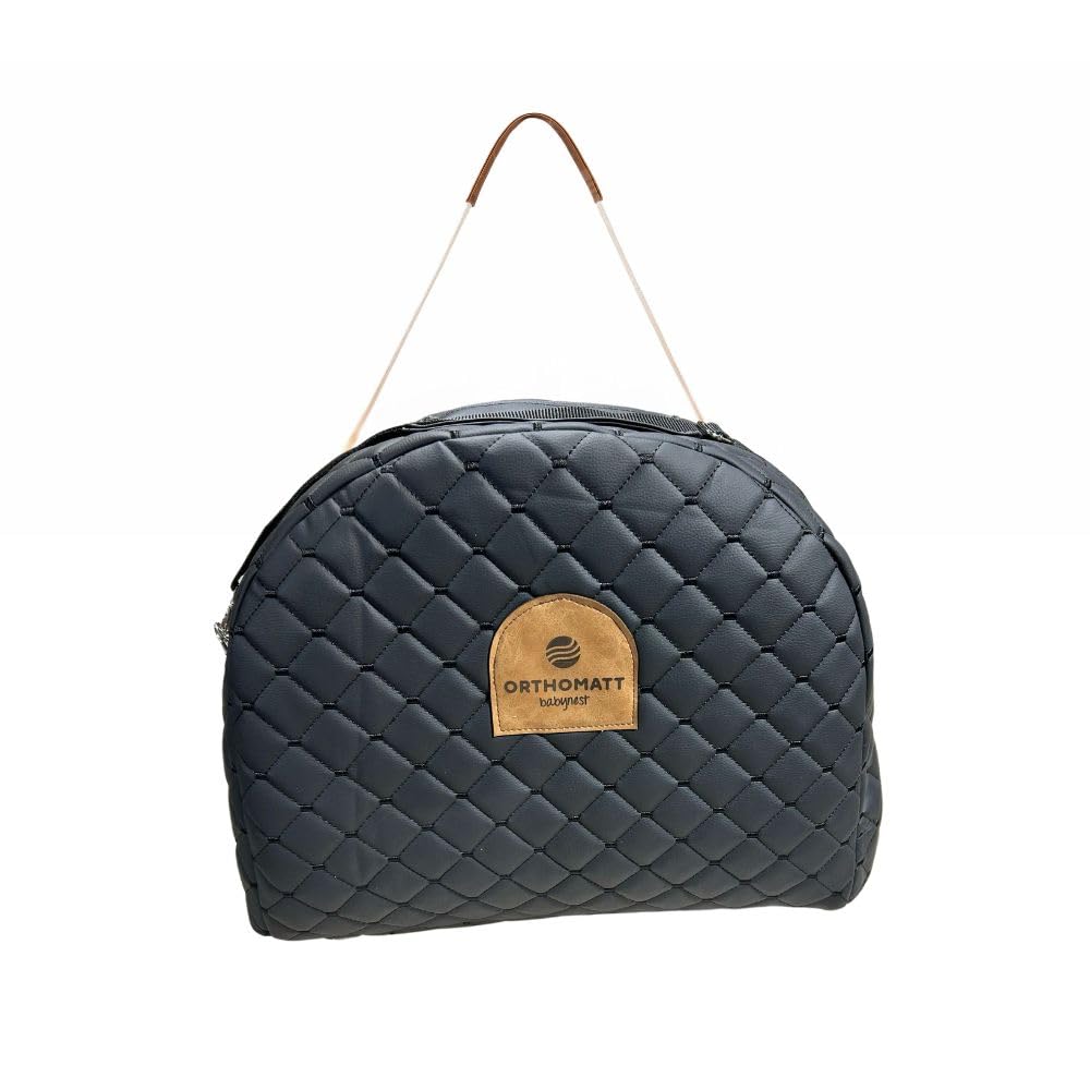 Babynest mit Tasche & Tragegriff | 96x50 cm OEKO-TEX | Waschbares Reisebett für Neugeborene