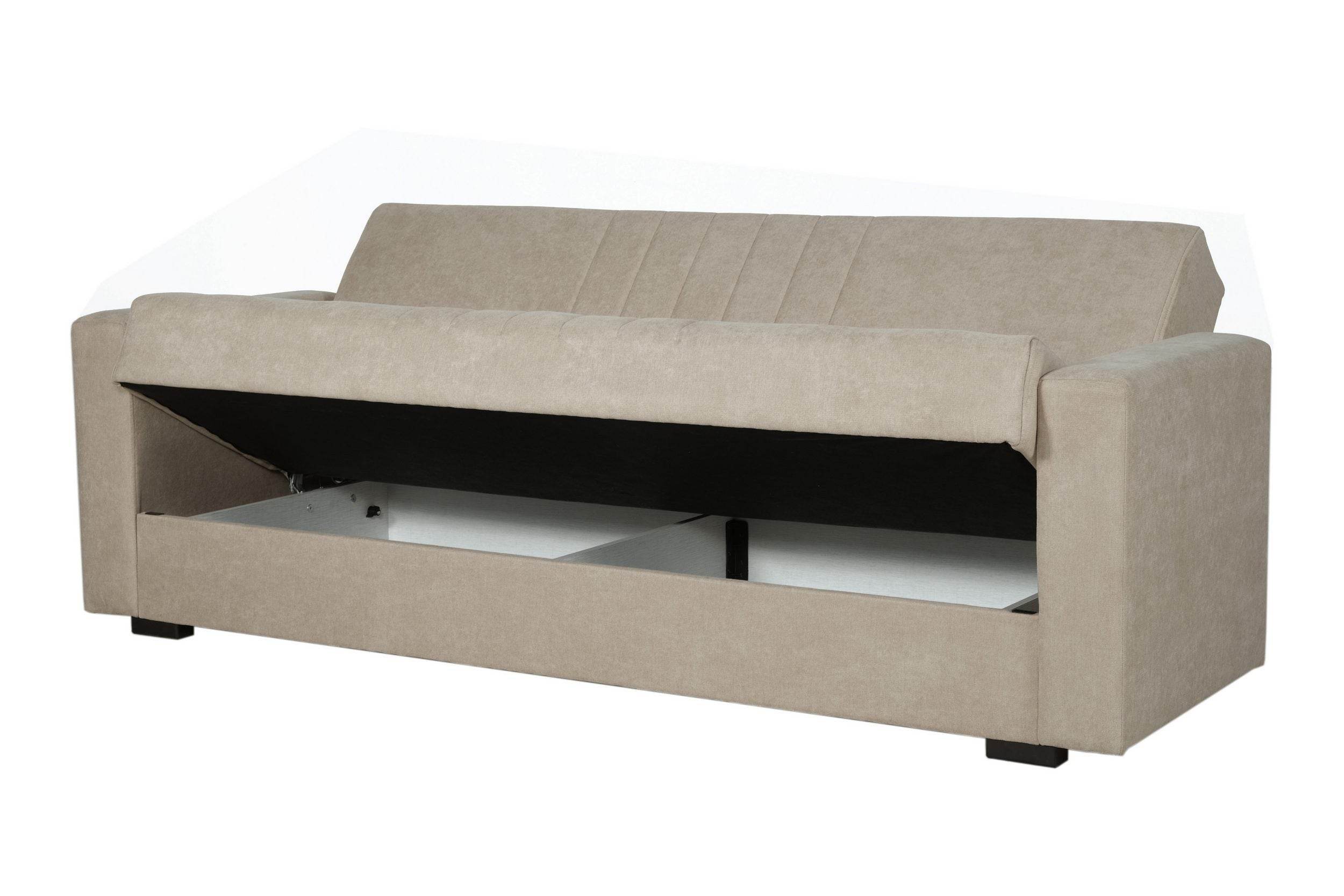 Limos 3-Sitzer Schlafsofa mit Bettkasten & Schlaffunktion – 184 cm
