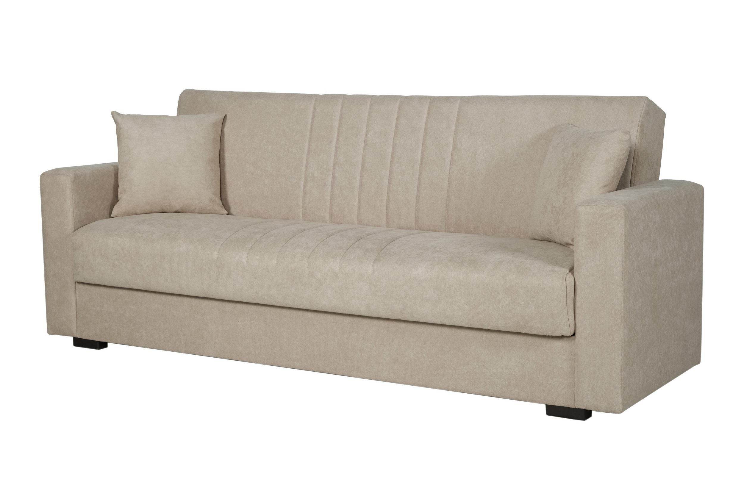 Limos 3-Sitzer Schlafsofa mit Bettkasten & Schlaffunktion – 184 cm