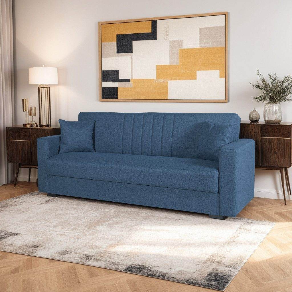 Limos 3-Sitzer Schlafsofa mit Bettkasten & Schlaffunktion – 184 cm