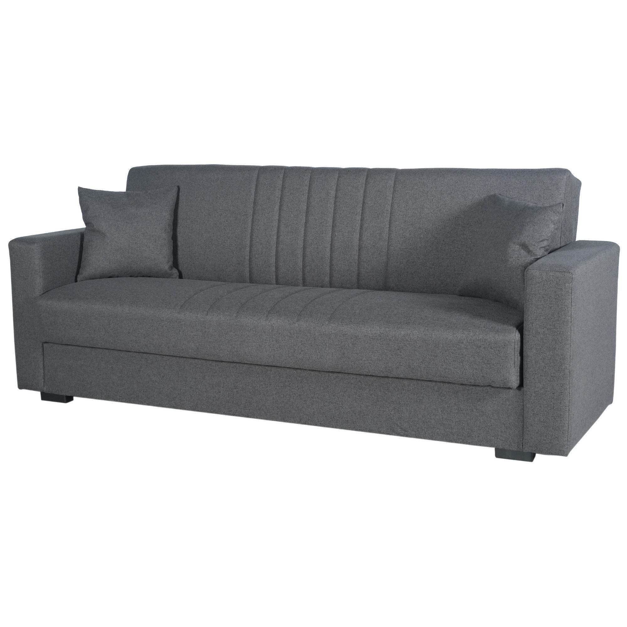 Limos 3-Sitzer Schlafsofa mit Bettkasten & Schlaffunktion – 184 cm