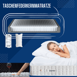 Bambi Kapok Naturel Boxspringbett Funktionsbett mit Bettkasten Boxspringbett 180x200 - 90x200