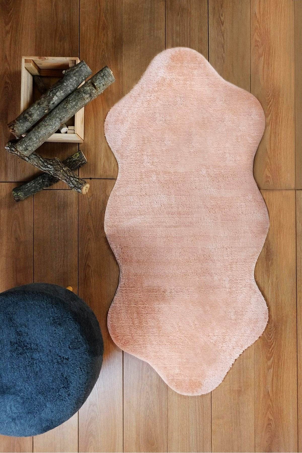 Kaninchenfellteppich Weich & Flauschig – 5 Farben, 2 Größen | Waschbar & Rutschfest