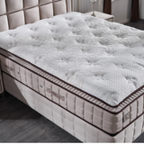BSS WOOL TOUCH Boxspringbett Set | Matratze H2/H3 | Box und Kopfteil
