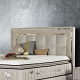 BSS WOOL TOUCH Boxspringbett Set | Matratze H2/H3 | Box und Kopfteil