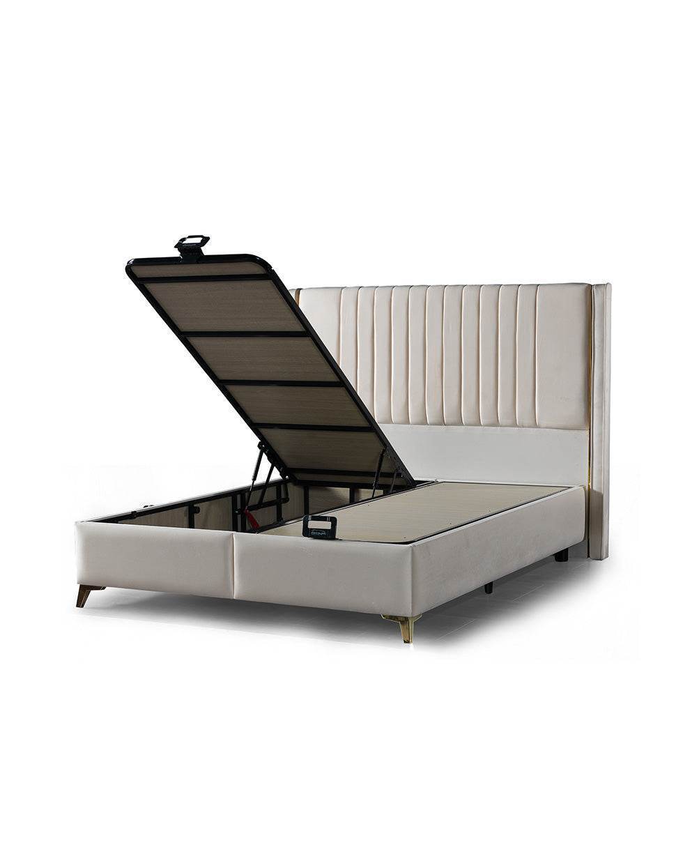 Boxspringbett Rotterdam 180x200 cm – Schlafkomfort mit Stauraum