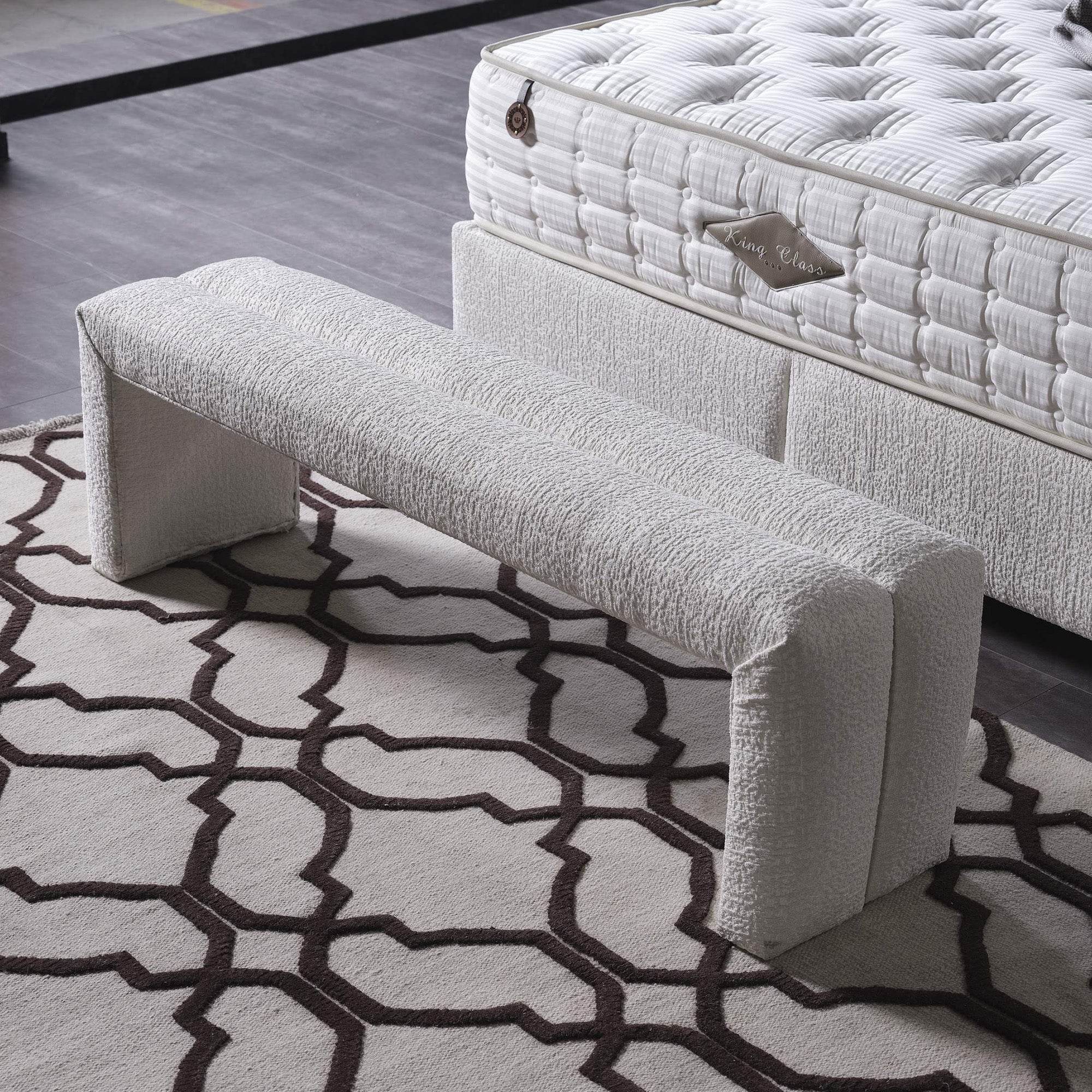 Efes Boxspringbett 160x200 mit Stauraum & Matratze – Hoch & Luxuriös wie ein Königsthron