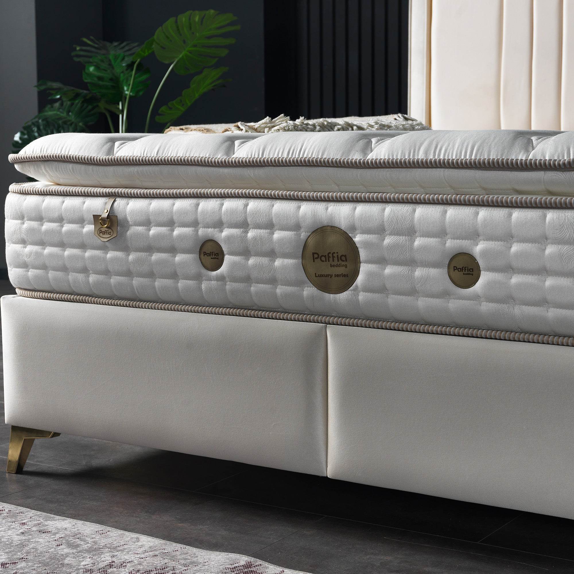 Boxspringbett Rotterdam 180x200 cm – Schlafkomfort mit Stauraum